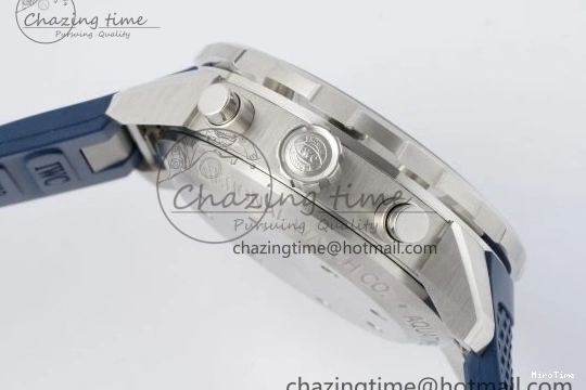 MIROTIME 0416 Attractive Aquatimer Chrono SS RSF 1:1 Best Edition Blue Dial on Blue Rubber Strap A 7056